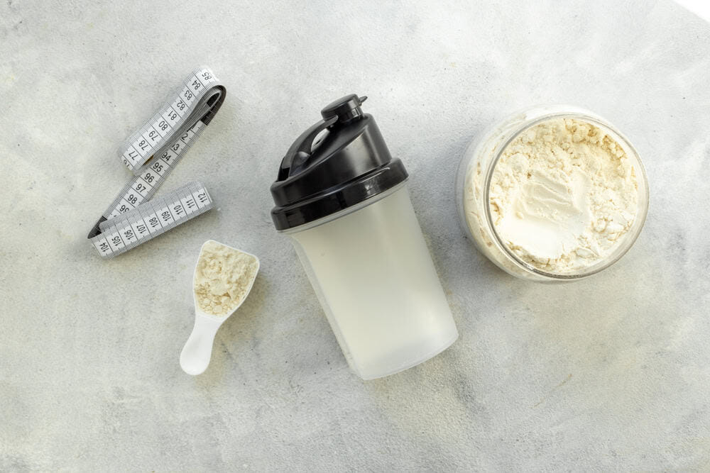 Sports,Nutrition,-,Protein,Shaker,And,Protein,Powder,In,Jar,