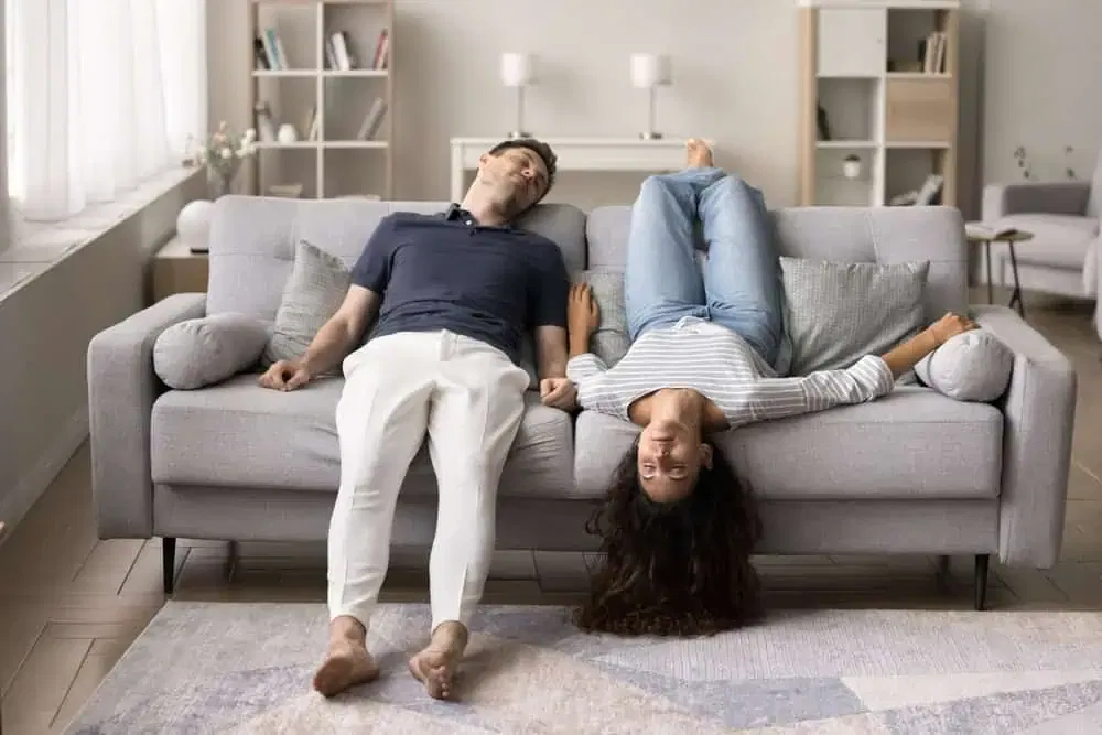 tired couple